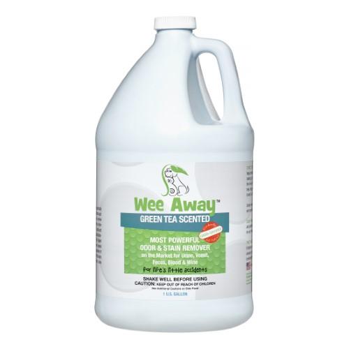 Wee Away Green Tea Gallons Cat and Dog Stain and Odor Eliminator - 128 oz Bottle  