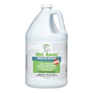 Wee Away Green Tea Gallons Cat and Dog Stain and Odor Eliminator - 128 oz Bottle