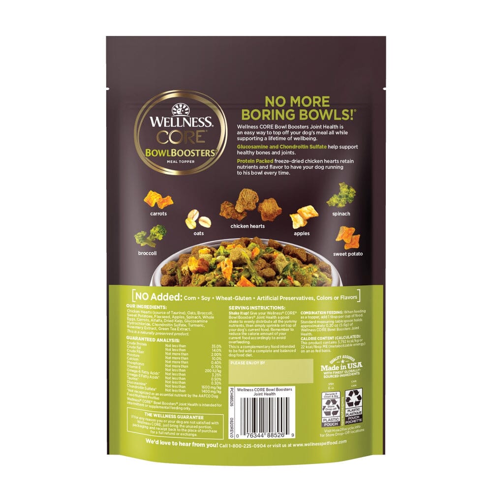 Wellness CORE Bowl Boosters Joint Health Dry Dog Food Topper  