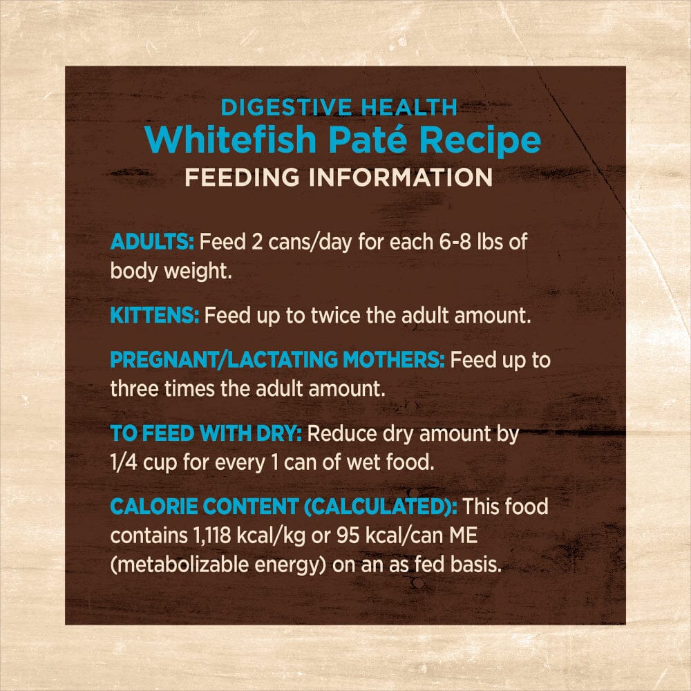 Wellness Core Digestive Health Whitefish Pate Recipe Canned Cat Food  