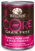 Wellness CORE Grain Free Natural Turkey, Pork Liver and Duck Recipe Wet Canned Dog Food  