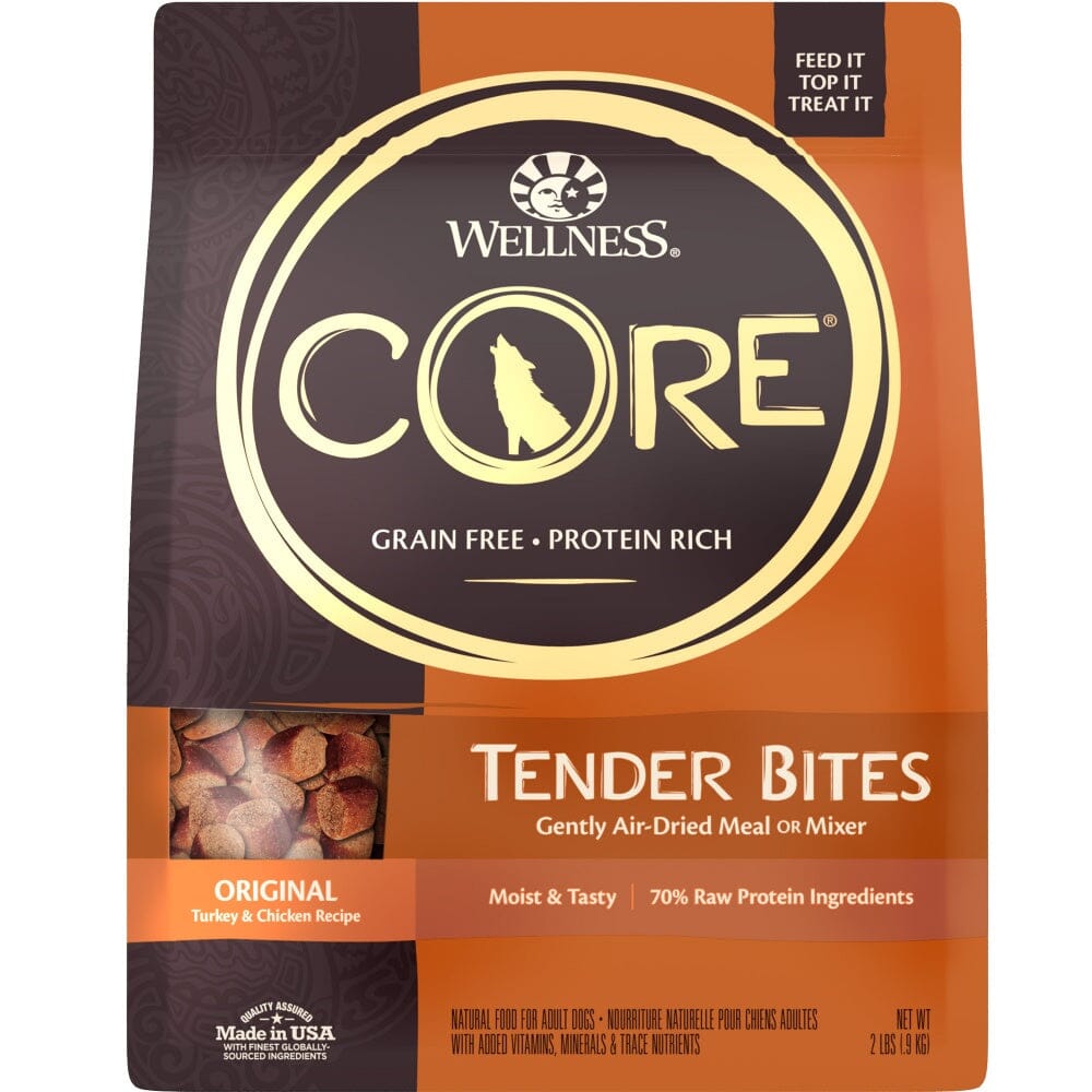Wellness CORE Grain Free Tender Bites Original Recipe Meal or Mixer Dry Dog Food  