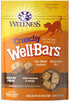 Wellness Natural Grain Free Wellbars Crunchy Peanut and Honey Recipe Dog Treats  