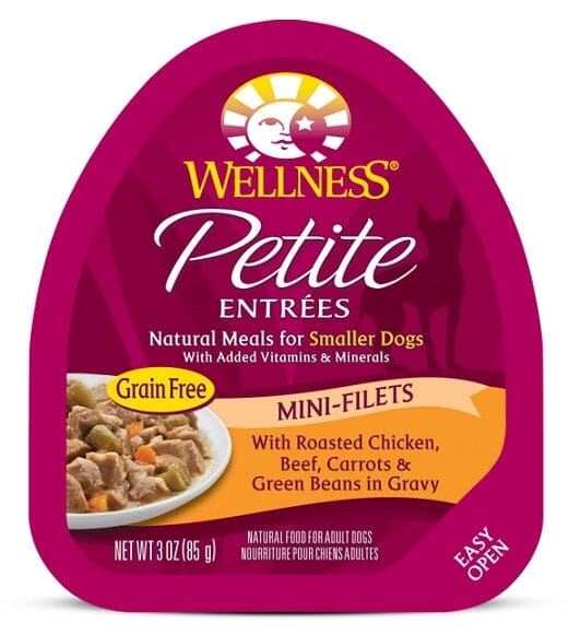 Wellness Petite Entrees Mini-Filets Grain Free Natural Roasted Chicken and Beef Recipe ...