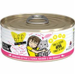 Weruva BFF 4EVA Tuna Chicken Canned Cat Food - 5.5 Oz - Case of 24