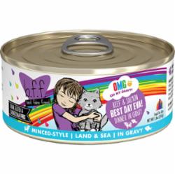 Weruva BFF BEST DAY Beef Salmon Canned Cat Food - 5.5 Oz - Case of 8  