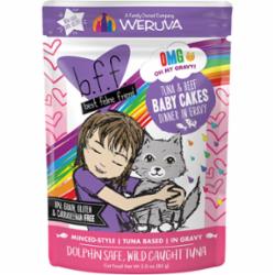 Weruva BFF OMG BABYC Tuna Beef Wet Cat Food - 3 Oz Pouch - Case of 12  