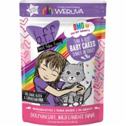 Weruva BFF OMG BABYC Tuna Beef Wet Cat Food - 3 Oz Pouch - Case of 12