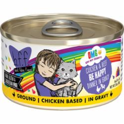 Weruva BFF OMG Be Happy Chicken Beef Canned Cat Food - 2.8 Oz - Case of 12