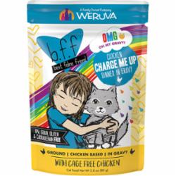 Weruva BFF OMG CHARGE ME Chicken Wet Cat Food - 3 Oz Pouch - Case of 12