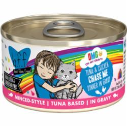 Weruva BFF OMG CHASE ME Tuna Canned Cat Food - 2.8 Oz - Case of 12