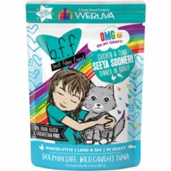 Weruva BFF OMG Chicken Tuna Wet Cat Food - 2.8 Oz Pouch - Case of 12  