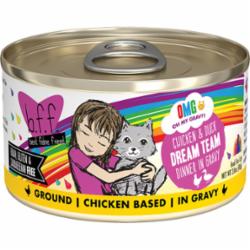 Weruva BFF OMG DREAM TEAM Chicken Canned Cat Food - 2.8 Oz - Case of 12  