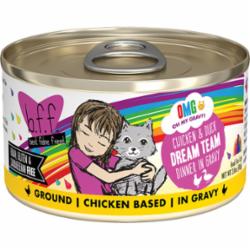 Weruva BFF OMG DREAM TEAM Chicken Canned Cat Food - 2.8 Oz - Case of 12