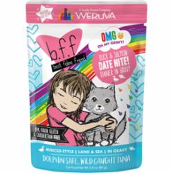 Weruva BFF OMG Duck Salmon Wet Cat Food - 2.8 Oz Pouch - Case of 12  