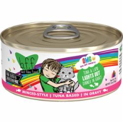 Weruva BFF OMG LIGHTS OUT Tuna Canned Cat Food - 5.5 Oz - Case of 8  