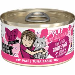 Weruva BFF PLAY DOUBLE DARE Tuna Pate Canned Cat Food - 2.8 Oz - Case of 12
