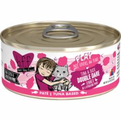 Weruva BFF PLAY DOUBLE DARE Tuna Pate Canned Cat Food - 5.5 Oz - Case of 8