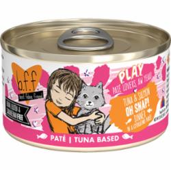 Weruva BFF PLAY OH SNAP Tuna Pate Canned Cat Food - 2.8 Oz - Case of 12  