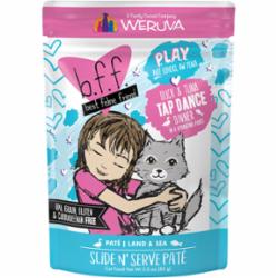 Weruva BFF PLAY TAP DANCE Duck Pate Wet Cat Food - 3 Oz Pouch - Case of 12