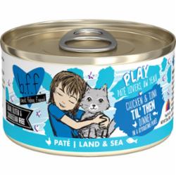 Weruva BFF PLAY TIL' THEN Chicken Pate Canned Cat Food - 2.8 Oz - Case of 12
