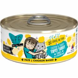 Weruva BFF PLAY Topsy Turvy Chicken Pate Canned Cat Food - 5.5 Oz - Case of 8  
