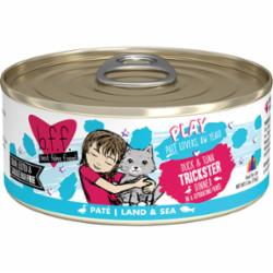 Weruva BFF PLAY Trackstar Duck Pate Canned Cat Food - 5.5 Oz - Case of 8  
