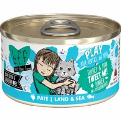 Weruva BFF PLAY TWEET ME Turkey Pate Canned Cat Food - 2.8 Oz - Case of 12  