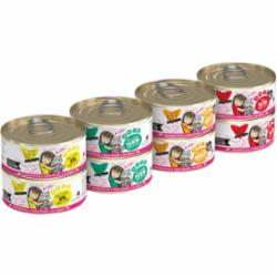 Weruva BFF Variety Pack Canned Cat Food - 5.5 Oz - Case of 8