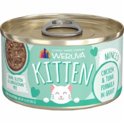 Weruva Cat Kitten Chicken Tuna and Gravy Canned Cat Food - 3 Oz - Case of 12  