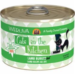 Weruva Cats in the Kitchen LAMB BURGER-INI Canned Cat Food - 6 Oz - Case of 24  