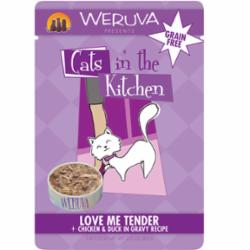 Weruva Cats in the Kitchen LOVE ME Tender Wet Cat Food - 3 Oz Pouch - Case of 12  