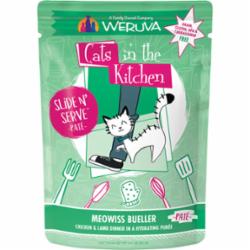 Weruva Cats in the Kitchen Slide N' Serve BUELLER Wet Cat Food - 3 Oz Pouch - Case of 12  