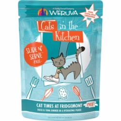 Weruva Cats in the Kitchen Slide N' Serve FRIDGEMONT Wet Cat Food - 3 Oz Pouch - Case of 12  