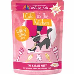 Weruva Cats in the Kitchen Slide N' Serve KARATE KTY Wet Cat Food - 3 Oz Pouch - Case of 12  