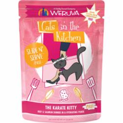 Weruva Cats in the Kitchen Slide N' Serve KARATE KTY Wet Cat Food - 3 Oz Pouch - Case o...