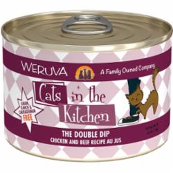 Weruva Cats in the Kitchen THE DOUBLE DIP Canned Cat Food - 6 Oz - Case of 24