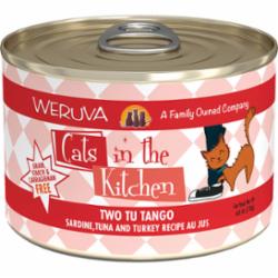 Weruva Cats in the Kitchen TWO TU TANGO Canned Cat Food - 6 Oz - Case of 24  