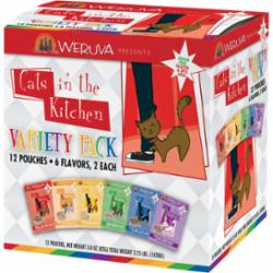 Weruva Cats in the Kitchen Variety Pack Wet Cat Food - 3 Oz Pouch - Case of 12