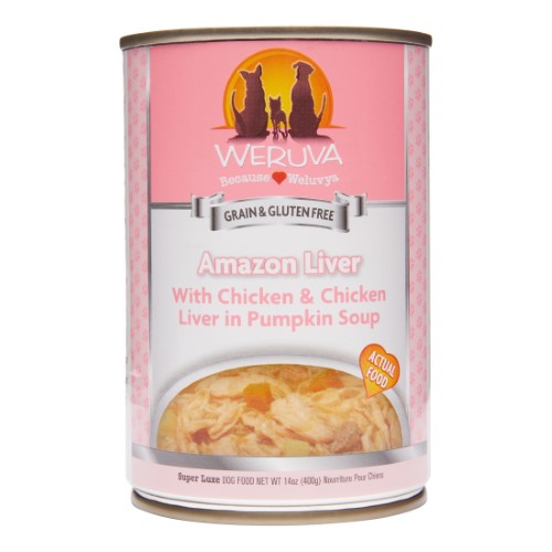 Weruva Dog Amazon Liver Canned Dog Food - 14 Oz - Case of 12  