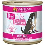 Weruva Dogs in the Kitchen FOWL BALL Canned Dog Food - 10 Oz - Case of 12