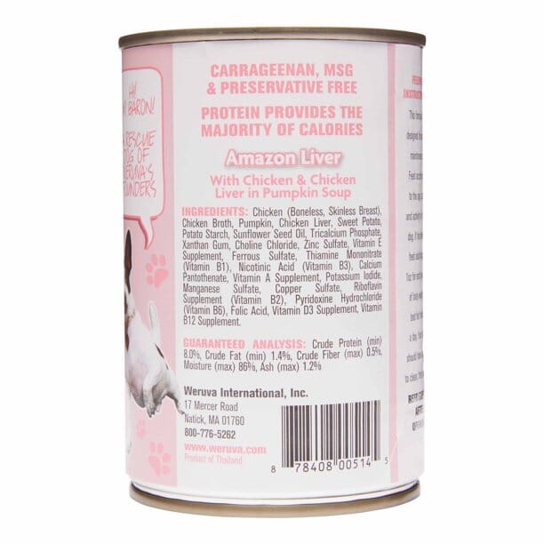 Weruva Meals N' More AMAZON LIVIN' Wet Dog Food - 3 Oz Tub - Case of 12  
