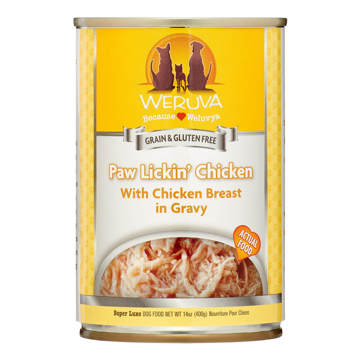 Weruva Meals N' More PAW LICKIN Chicken Wet Dog Food - 3 Oz Tub - Case of 12
