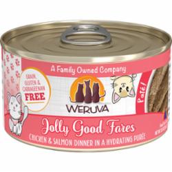Weruva Pate Jolly Good Fares Canned Cat Food - 3 Oz - Case of 12