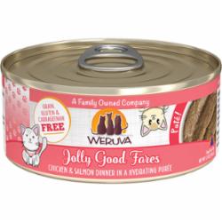 Weruva Pate Jolly Good Fares Canned Cat Food - 5.5 Oz - Case of 8
