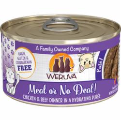 Weruva Pate Meal or No Deal Canned Cat Food - 3 Oz - Case of 12  