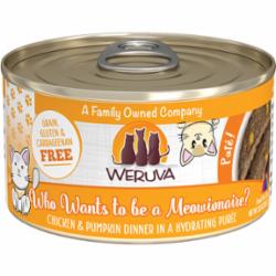 Weruva Pate Who Wants to be a Meowionaire Canned Cat Food - 3 Oz - Case of 12