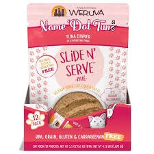 Weruva Slide and Serve Name Dat Tuna Wet Cat Food - 5.5 Oz - Case of 12