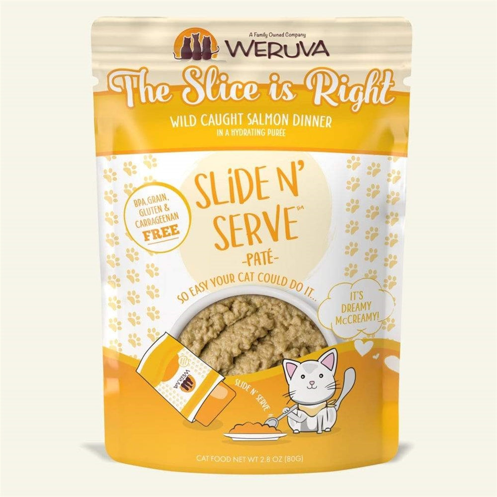 Weruva Slide and Serve Sliced Right Wet Cat Food - 2.8 Oz - Case of 12  
