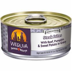 Weruva Steak Frites Canned Dog Food - 5.5 Oz - Case of 24